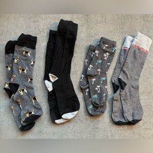 Assorted Patterned Men's Socks